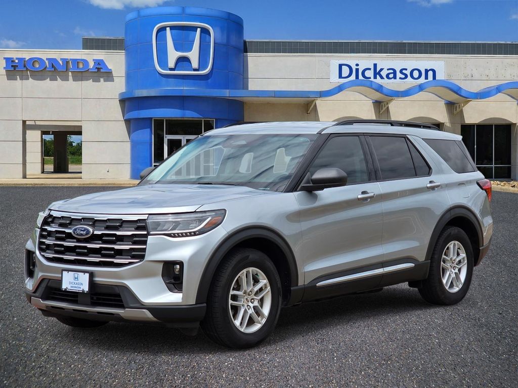 Silver Metallic 2025 Ford Explorer Active RWD SUV / Crossover Rear-Wheel Drive Automatic