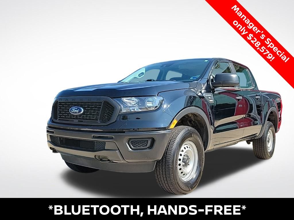 Shadow Black 2022 Ford Ranger Pickup Truck Four-Wheel Drive Automatic