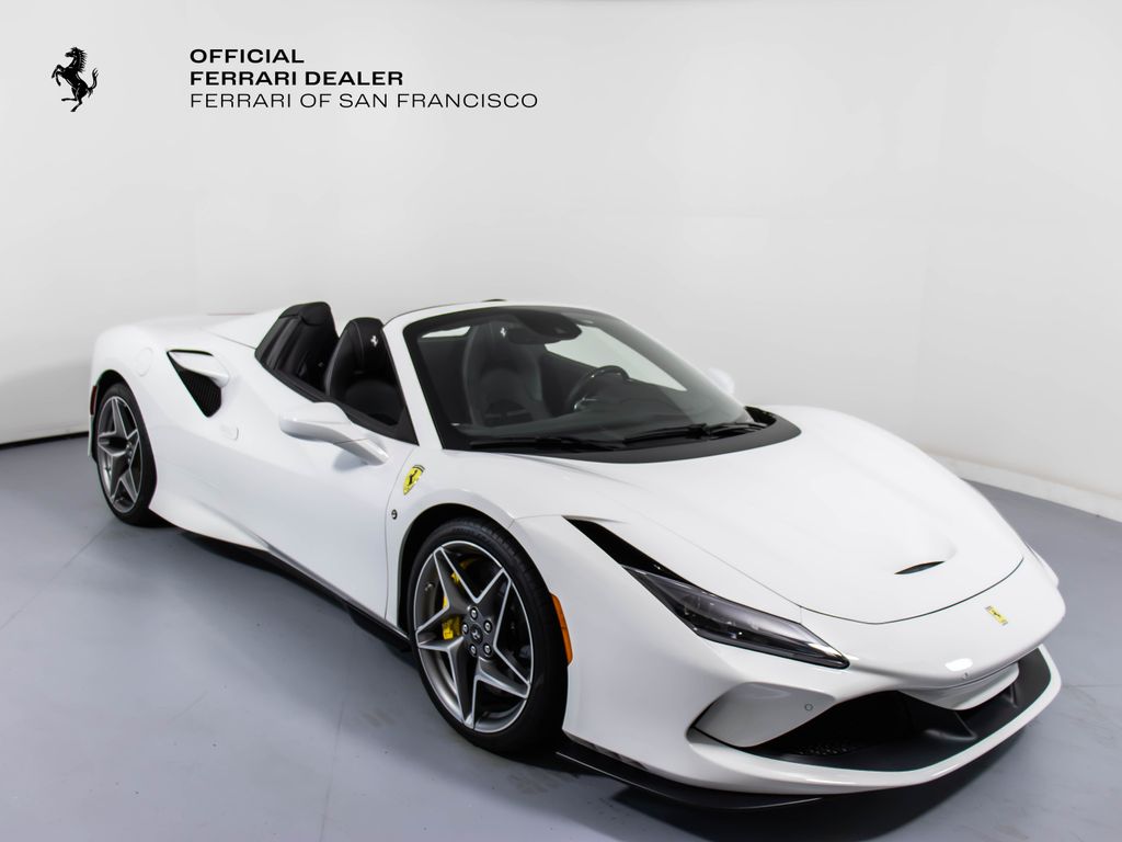 Bianco Cervino 2022 Ferrari F8 Spider RWD Convertible Rear-Wheel Drive 7-Speed Automatic
