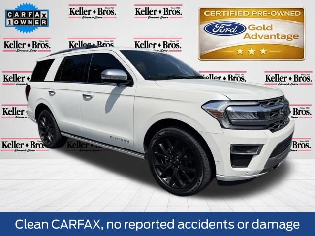 Star White Metallic Tri-Coat 2024 Ford Expedition SUV / Crossover Four-Wheel Drive Automatic