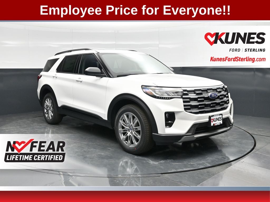 Star White Metallic Tri-Coat 2026 Ford Explorer Active AWD SUV / Crossover All-Wheel Drive Automatic