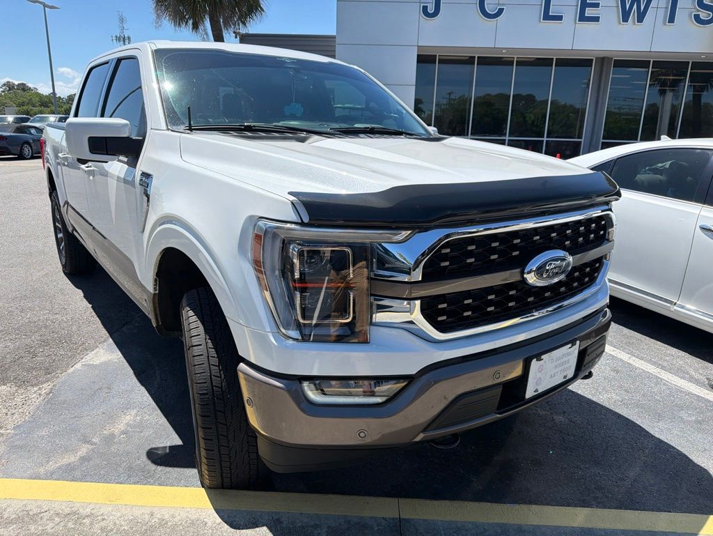 Star White Metallic Tri-Coat 2023 Ford F-150 King Ranch SuperCrew 4WD Pickup Truck Four-Wheel Drive Automatic