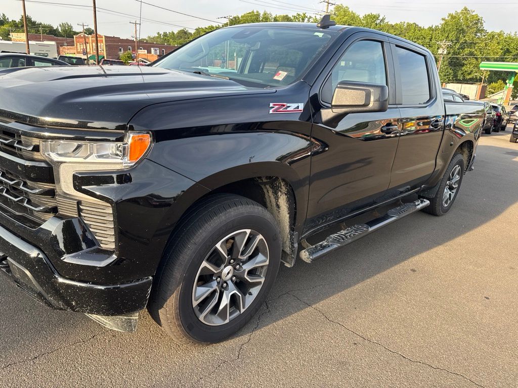 Black 2022 Chevrolet Silverado 1500 Pickup Truck Four-Wheel Drive Automatic