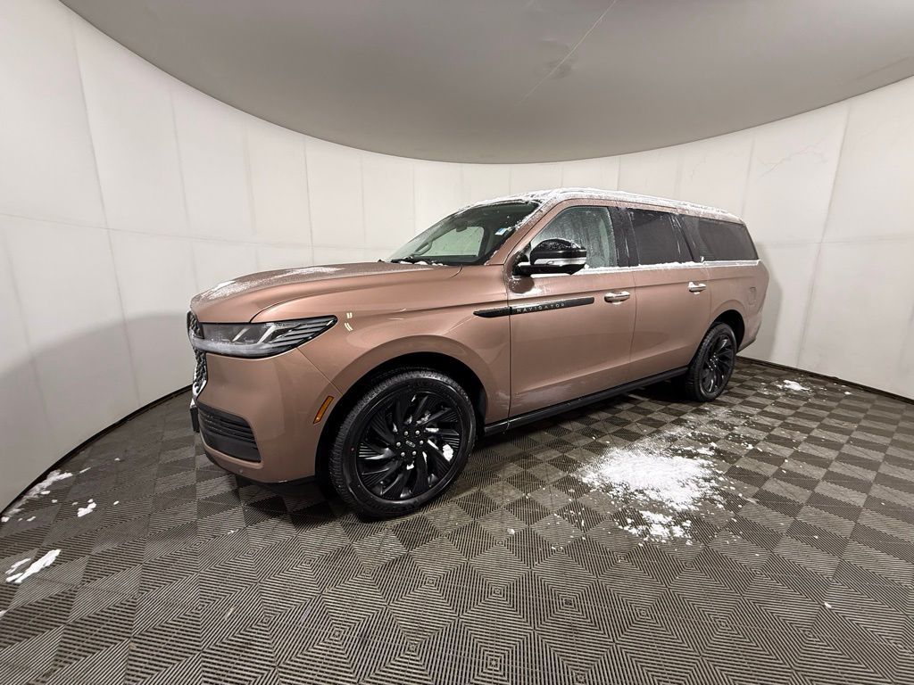 Red (Sunrise Copper Metallic Pearlcoat) 2025 Lincoln Navigator L Black Label 4WD SUV / Crossover Four-Wheel Drive Automatic