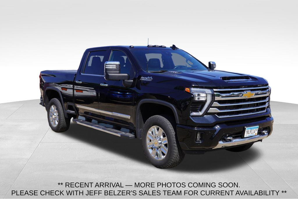 Black 2024 Chevrolet Silverado 3500HD Pickup Truck Four-Wheel Drive Automatic