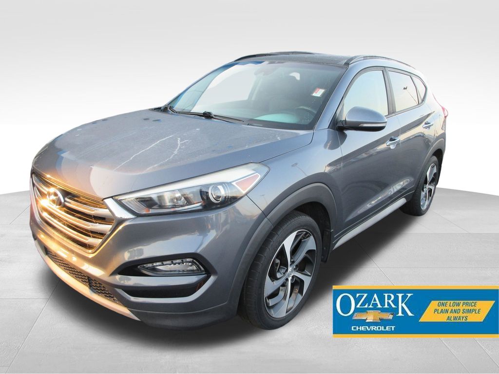 Coliseum Gray 2018 Hyundai Tucson SUV / Crossover All-Wheel Drive 7-Speed Automatic