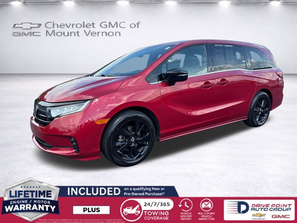 Radiant Red 2023 Honda Odyssey Minivan Front-Wheel Drive Automatic