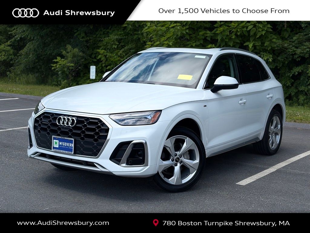 Glacier White Metallic 2024 Audi Q5 SUV / Crossover All-Wheel Drive 7-Speed Automatic
