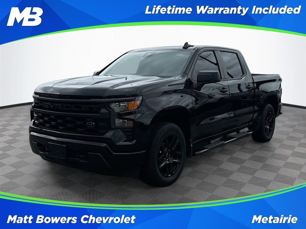 Black 2024 Chevrolet Silverado 1500 Pickup Truck 4X2 8-Speed Automatic
