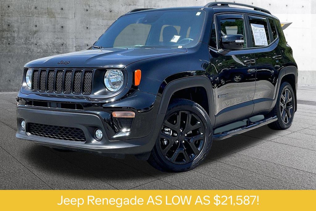 Black Clearcoat 2022 Jeep Renegade SUV / Crossover Four-Wheel Drive 9-Speed Automatic