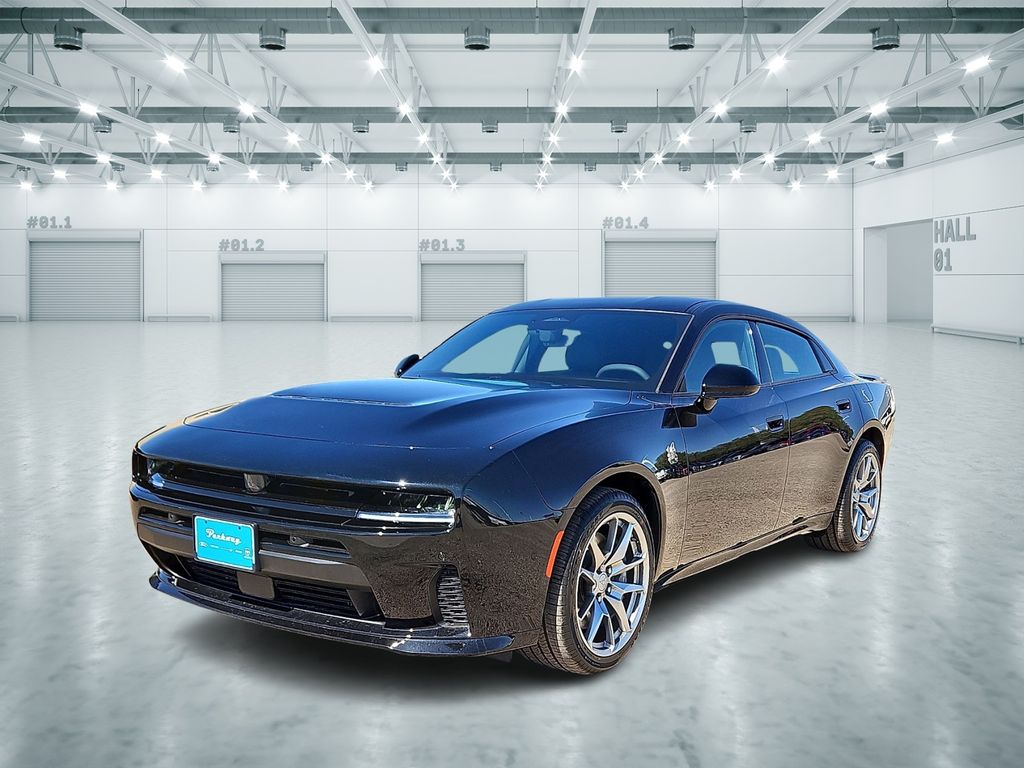 Diamond Black Crystal Pearlcoat 2026 Dodge Charger Scat Pack Sedan AWD Sedan All-Wheel Drive 8-Speed Automatic