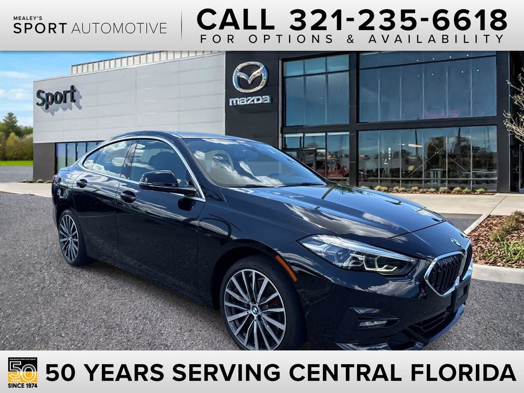 Jet Black 2021 BMW 2 Series Sedan All-Wheel Drive 8-Speed Automatic