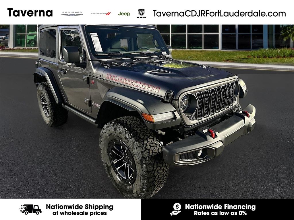 Gray (Granite Crystal Metallic Clearcoat) 2026 Jeep Wrangler Rubicon 2-Door 4WD SUV / Crossover Four-Wheel Drive 8-Speed Automatic