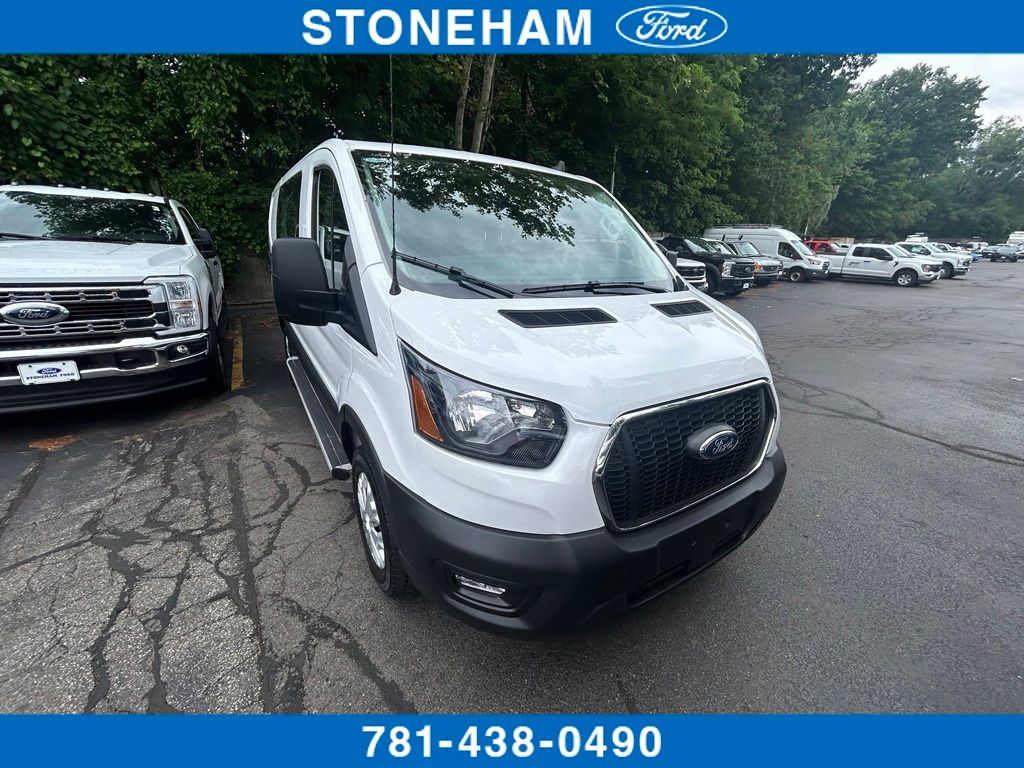 Oxford White 2025 Ford Transit Cargo Van Rear-Wheel Drive 