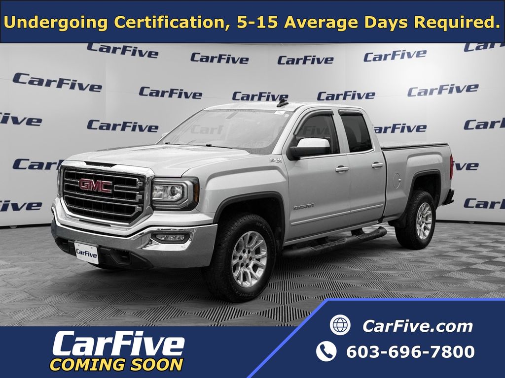 Quicksilver Metallic 2018 GMC Sierra 1500 Pickup Truck Four-Wheel Drive 6-Speed Automatic Overdrive