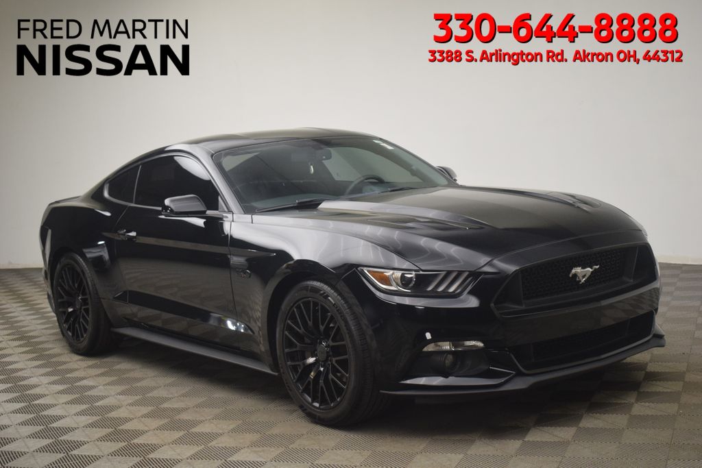 Shadow Black 2017 Ford Mustang Coupe Rear-Wheel Drive 6-Speed Automatic