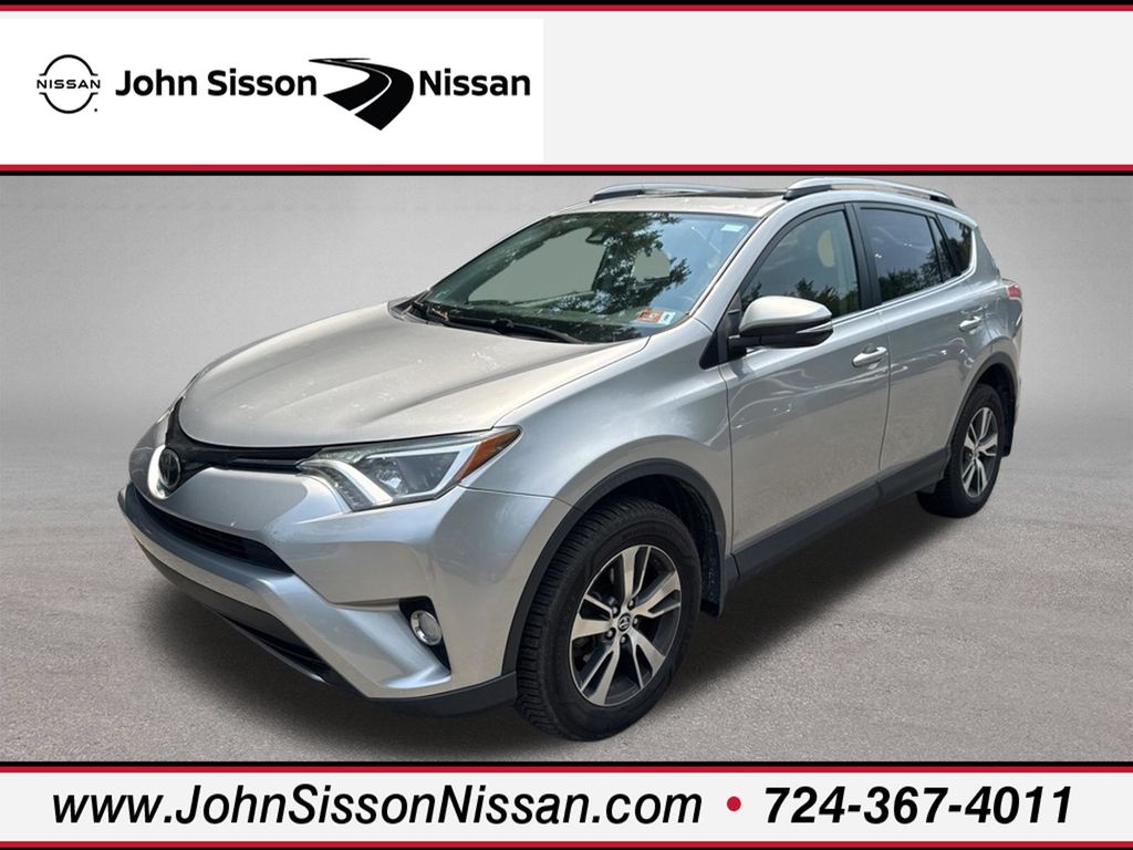 Silver Sky Metallic 2018 Toyota RAV4 SUV / Crossover All-Wheel Drive 6-Speed Automatic