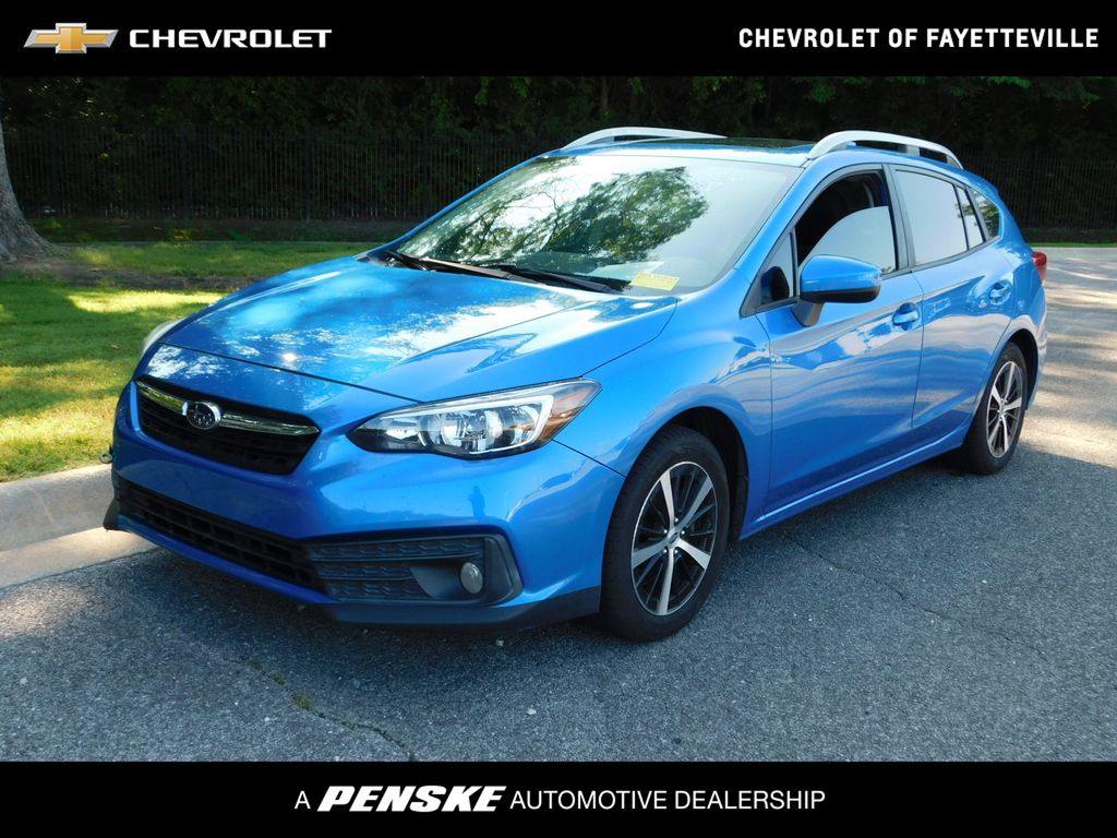 Ocean Blue Pearl 2020 Subaru Impreza Hatchback All-Wheel Drive Continuously Variable Transmission