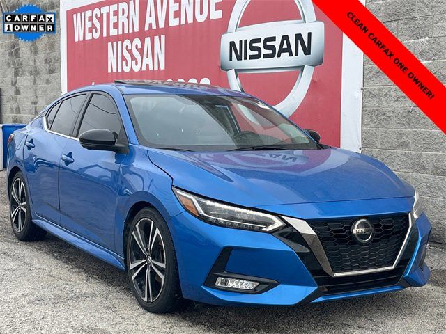 Electric Blue Metallic 2023 Nissan Sentra SR FWD Sedan Front-Wheel Drive Continuously Variable Transmission