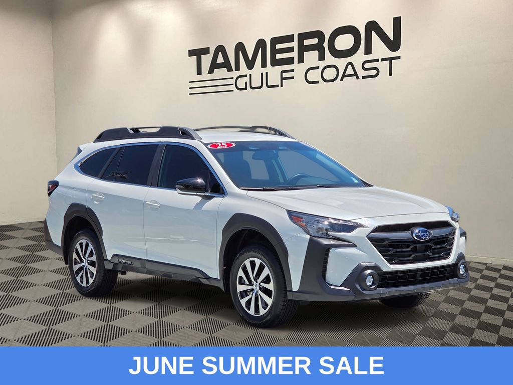 Crystal White Pearl 2025 Subaru Outback Premium AWD SUV / Crossover All-Wheel Drive Continuously Variable Transmission