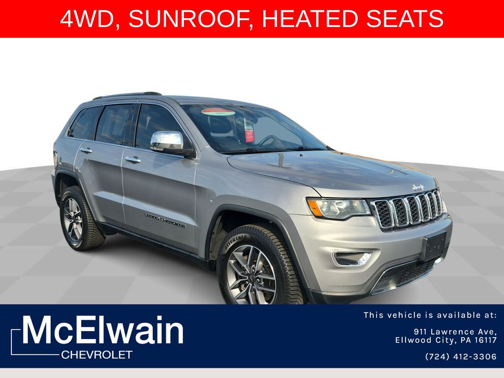 Billet Silver Metallic Clearcoat 2021 Jeep Grand Cherokee SUV / Crossover Four-Wheel Drive 8-Speed Automatic