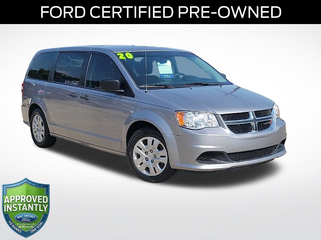 Billet Silver Metallic Clearcoat 2020 Dodge Grand Caravan Minivan Front-Wheel Drive 6-Speed Automatic