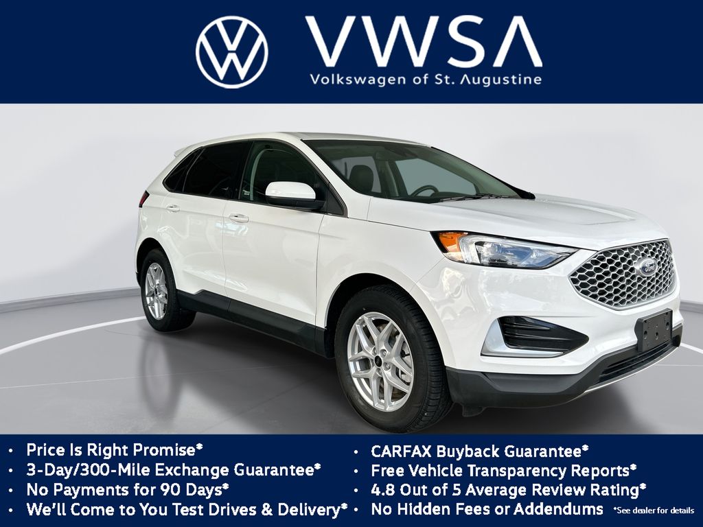 Oxford White 2024 Ford Edge SEL AWD SUV / Crossover All-Wheel Drive 8-Speed Automatic