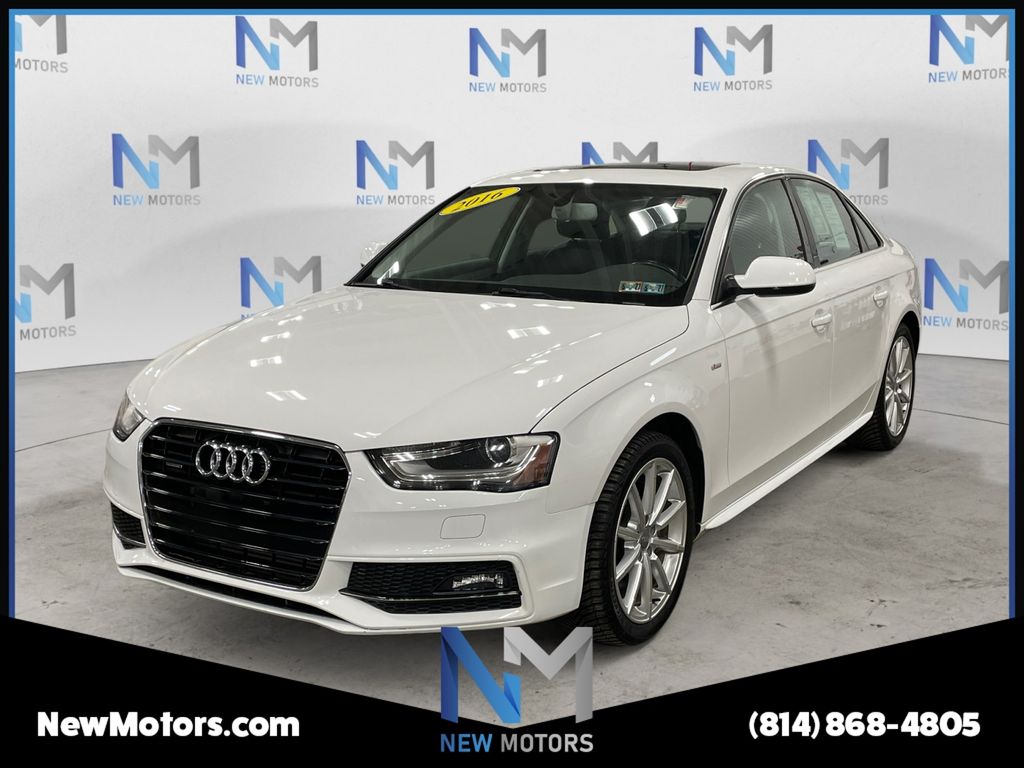 Ibis White 2016 Audi A4 Sedan All-Wheel Drive 8-Speed Automatic
