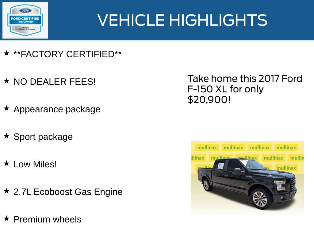 Certified Used 2017 Black Ford XL image 12