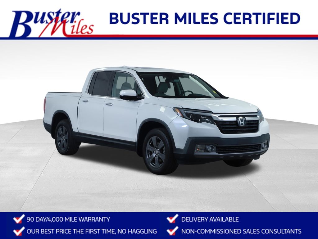 White 2020 Honda Ridgeline RTL-E AWD Pickup Truck All-Wheel Drive 9-Speed Automatic