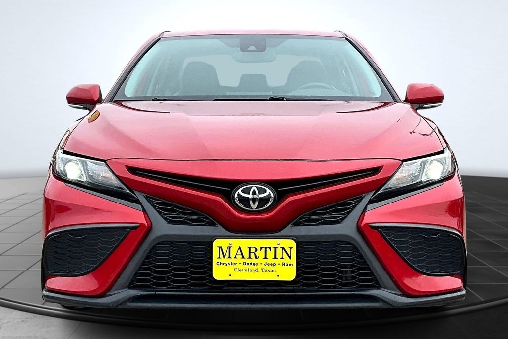 2023 Toyota Camry SE Red at Don McGill Toyota