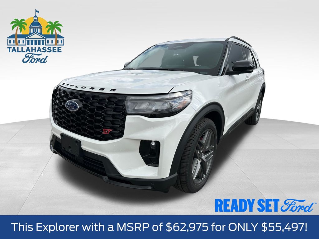 Star White Metallic Tri-Coat 2026 Ford Explorer ST RWD SUV / Crossover Rear-Wheel Drive Automatic