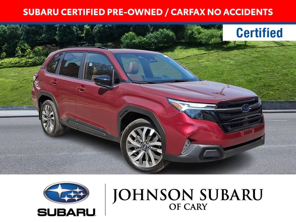 Crimson Red Pearl 2025 Subaru Forester Touring Crossover AWD SUV / Crossover All-Wheel Drive Continuously Variable Transmission
