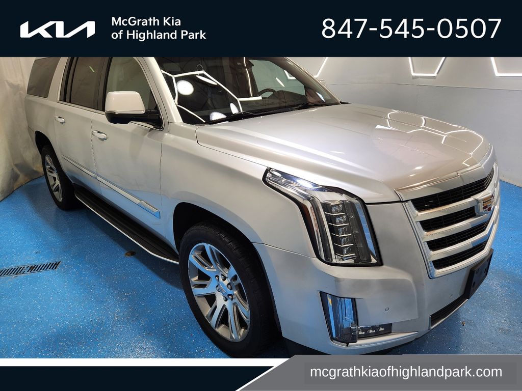 Radiant Silver Metallic 2015 Cadillac Escalade ESV SUV / Crossover Four-Wheel Drive 8-Speed Automatic