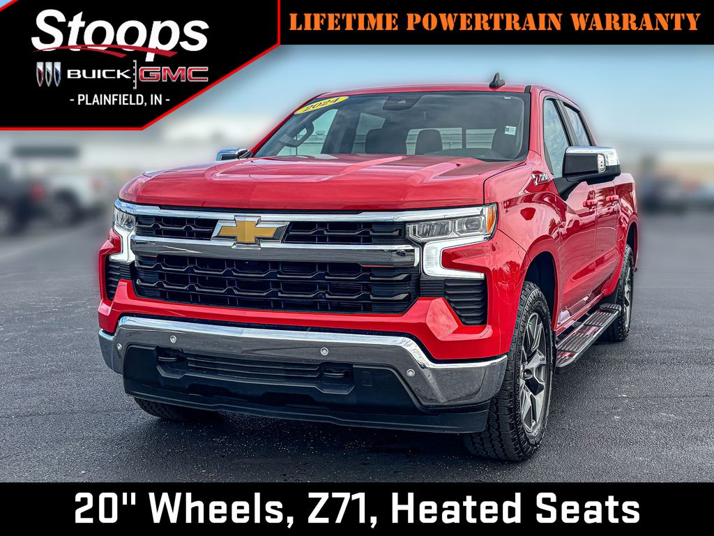 Red Hot 2024 Chevrolet Silverado 1500 Pickup Truck Four-Wheel Drive Automatic