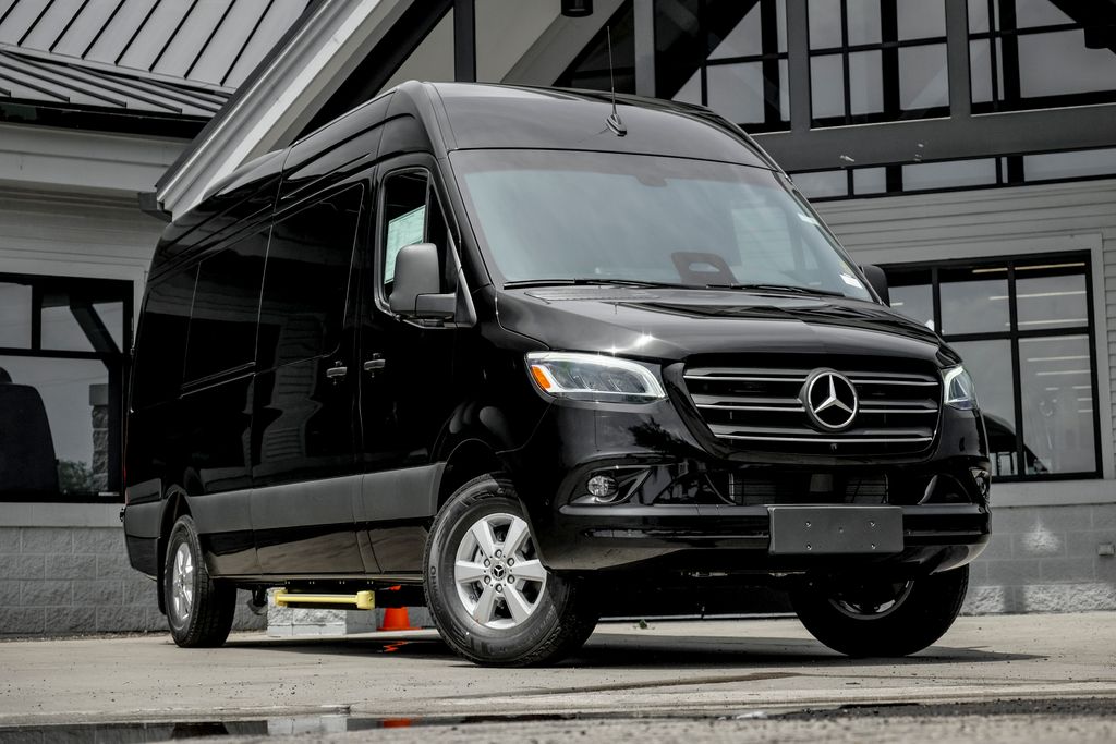 Black 2026 Mercedes-Benz Sprinter 2500 170 High Roof Passenger Van RWD Van Rear-Wheel Drive 9-Speed Automatic