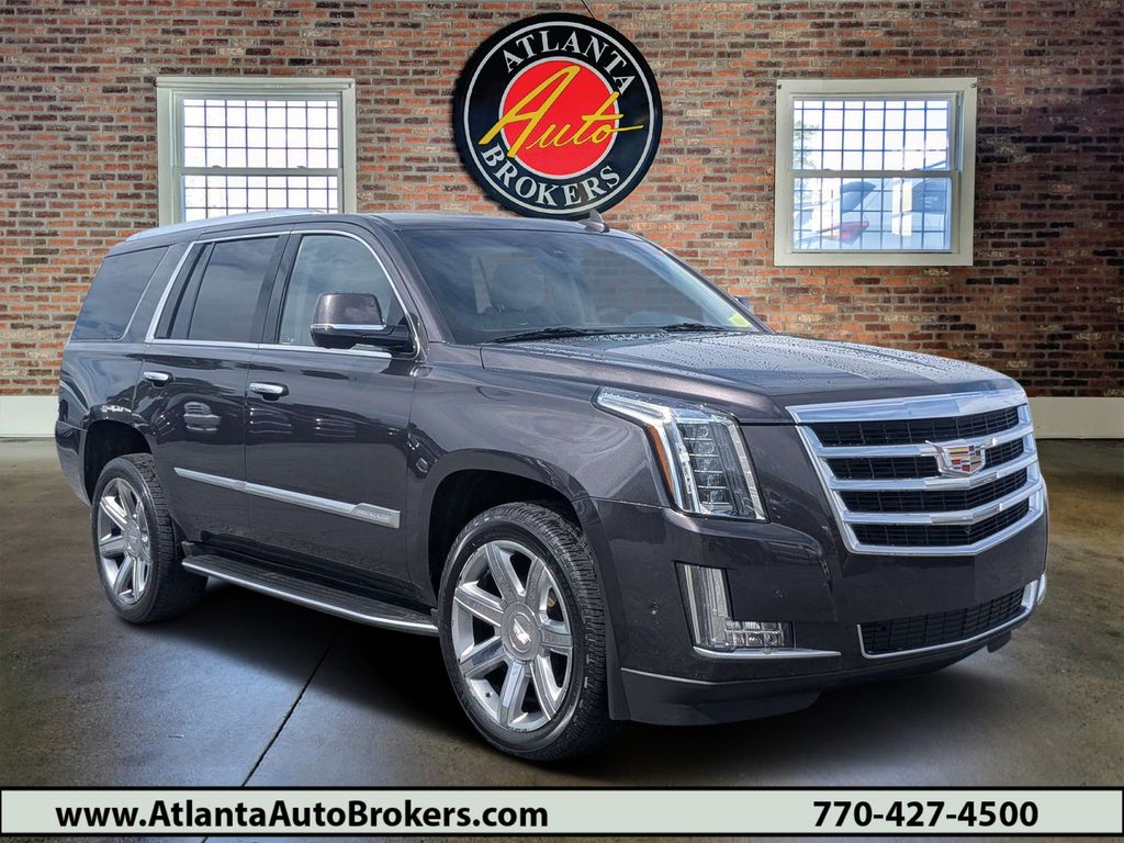 Dark Granite Metallic 2018 Cadillac Escalade SUV / Crossover Rear-Wheel Drive 