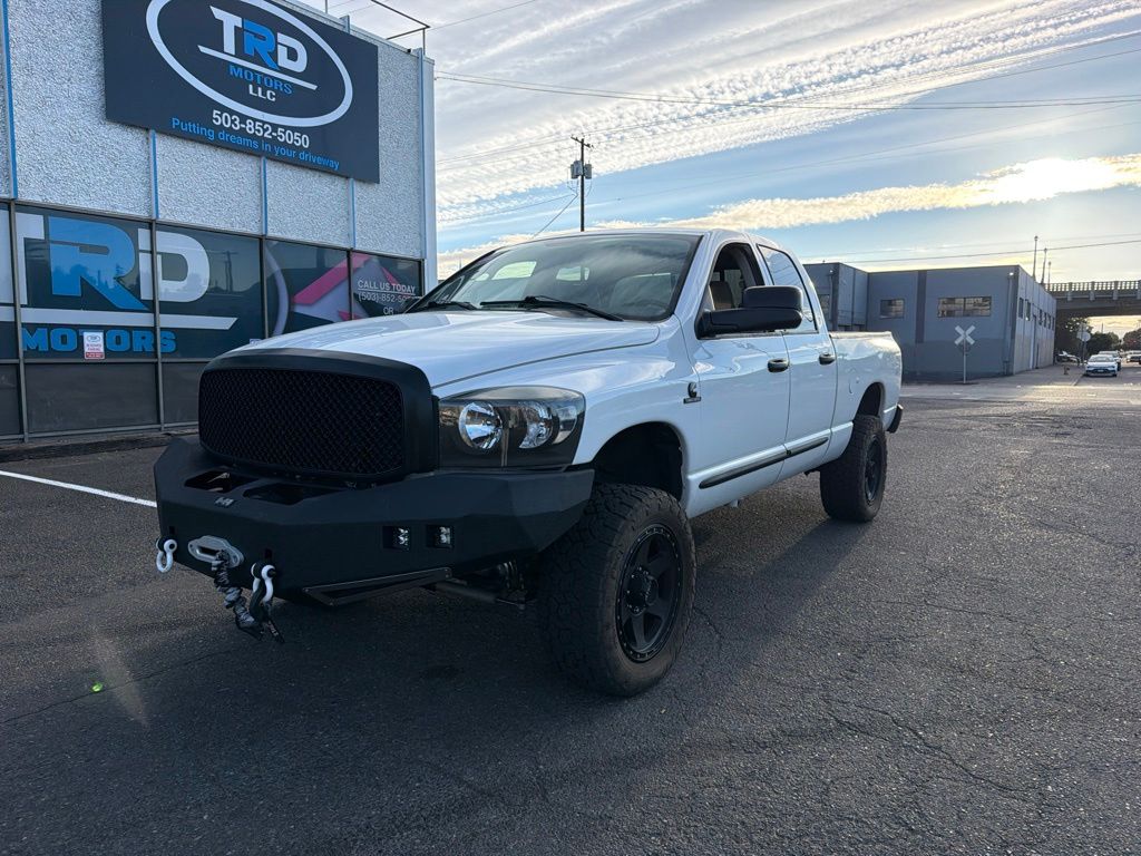 Bright White Clearcoat 2008 Dodge RAM 2500 Pickup Truck Four-Wheel Drive 6-Speed Automatic
