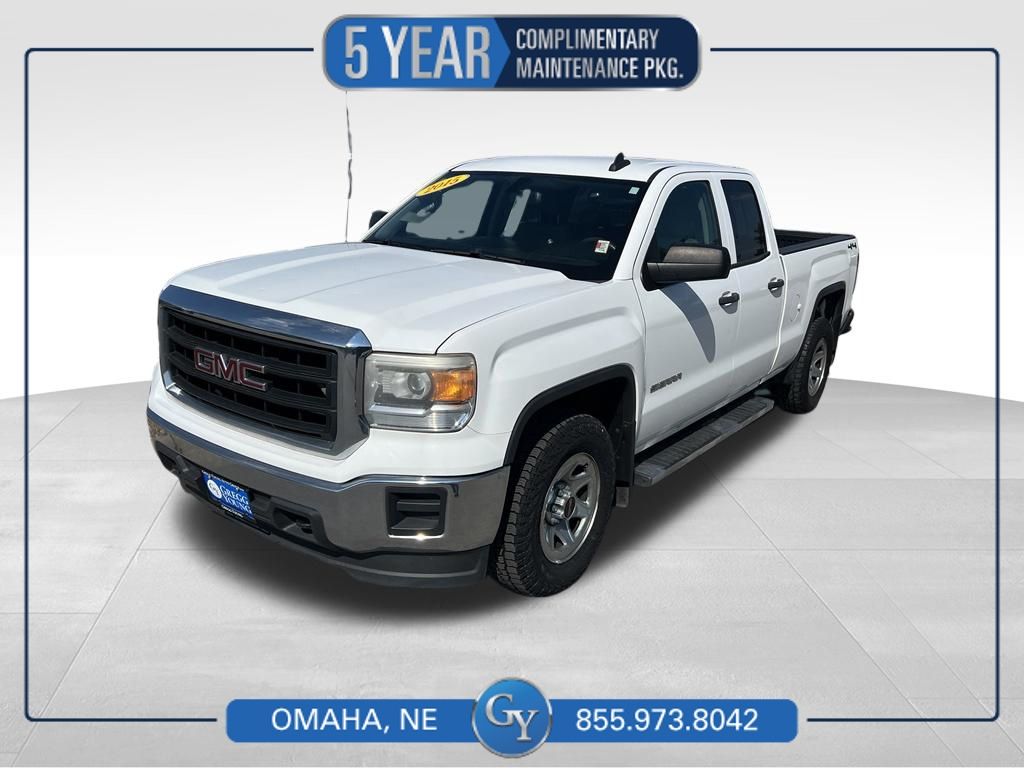 White Diamond Tricoat 2015 GMC Sierra 1500 Pickup Truck Four-Wheel Drive 6-Speed Automatic Overdrive