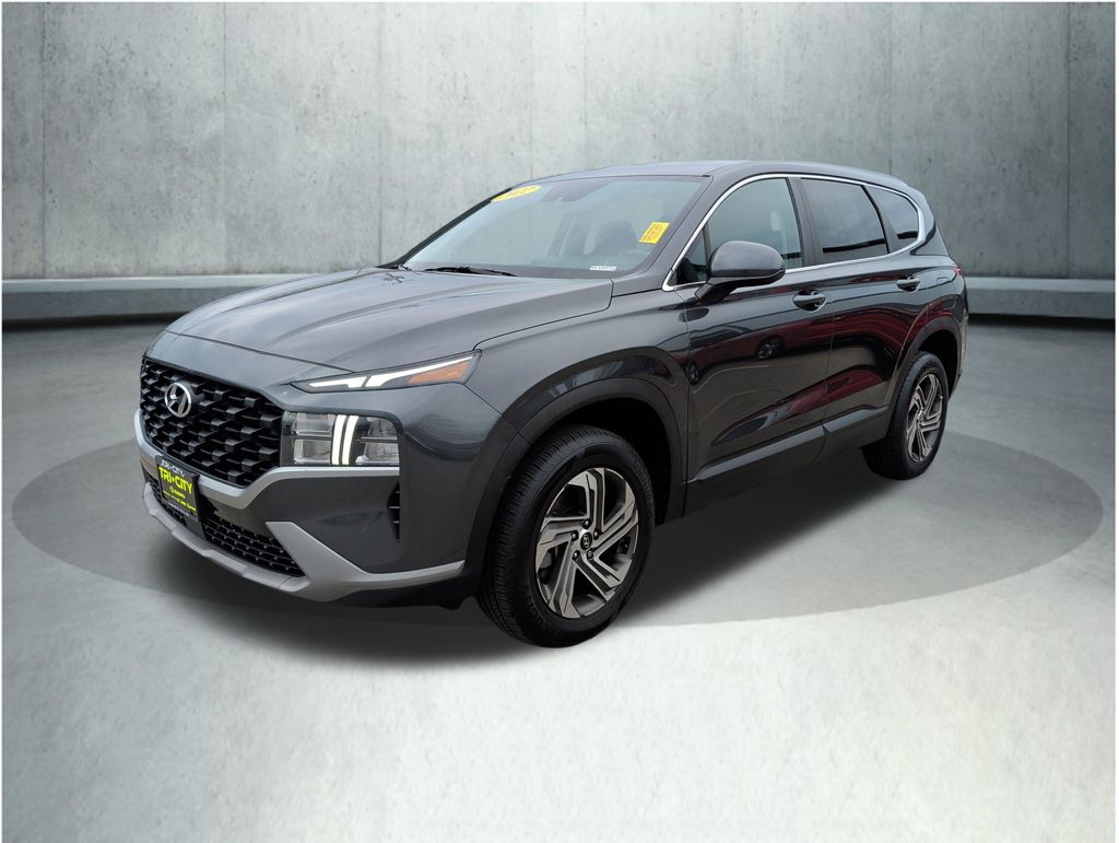 Portofino Gray 2022 Hyundai Santa Fe SE AWD SUV / Crossover All-Wheel Drive 8-Speed Automatic