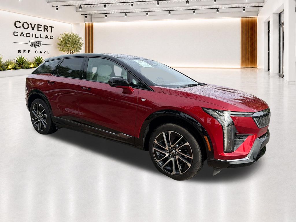 Radiant Red 2025 Cadillac OPTIQ SUV / Crossover All-Wheel Drive 1-Speed Automatic