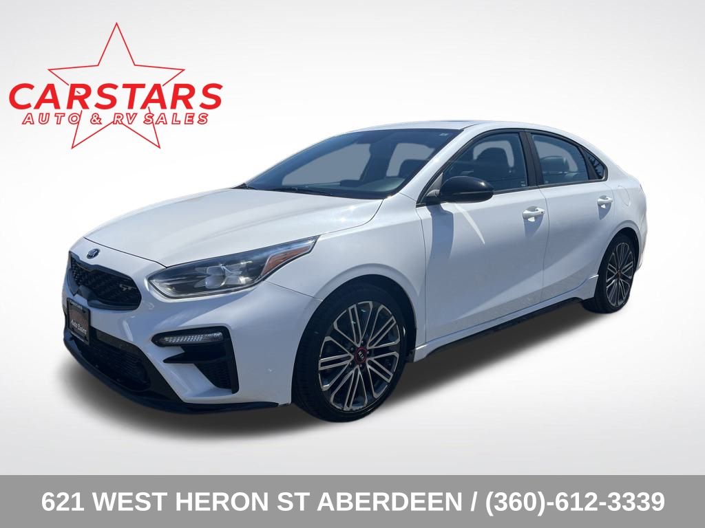 2021 Snow White Pearl Kia Forte GT Sedan