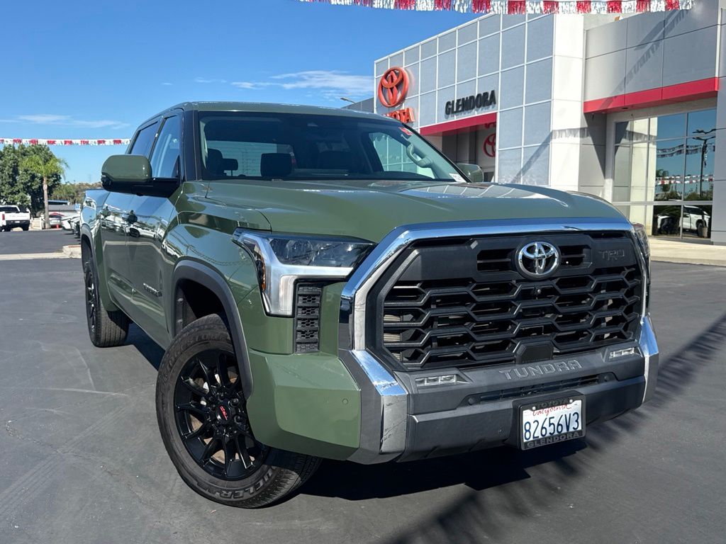 Army Green 2023 Toyota Tundra Pickup Truck Four-Wheel Drive Automatic