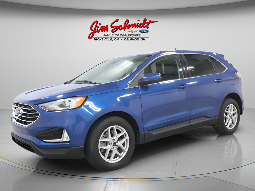 Atlas Blue Metallic 2024 Ford Edge SUV / Crossover All-Wheel Drive 8-Speed Automatic