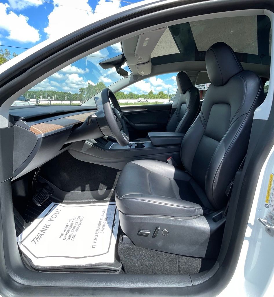 2023 Tesla Model Y Long Range White at River Oaks CDJR
