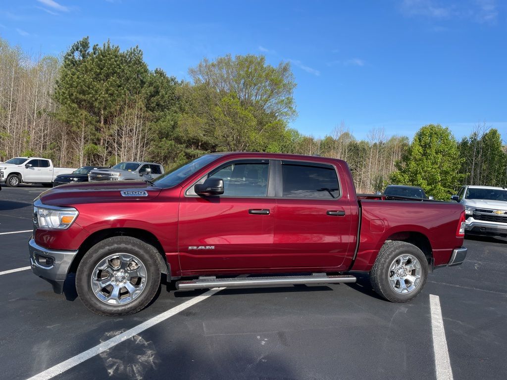 Delmonico Red Pearlcoat 2023 RAM 1500 Big Horn Crew Cab 4WD Pickup Truck Four-Wheel Drive 8-Speed Automatic