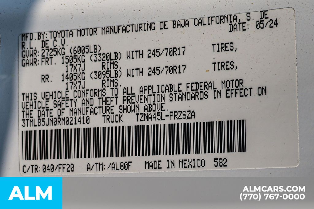 Used 2024 White Toyota SR5 image 55