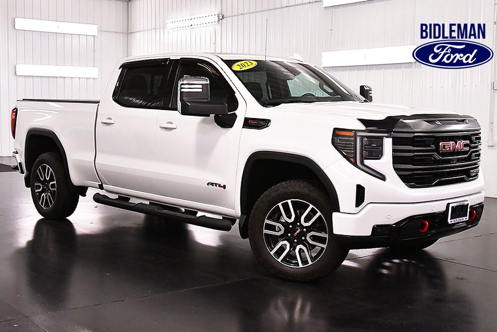 Summit White 2023 GMC Sierra 1500 Pickup Truck Four-Wheel Drive Automatic