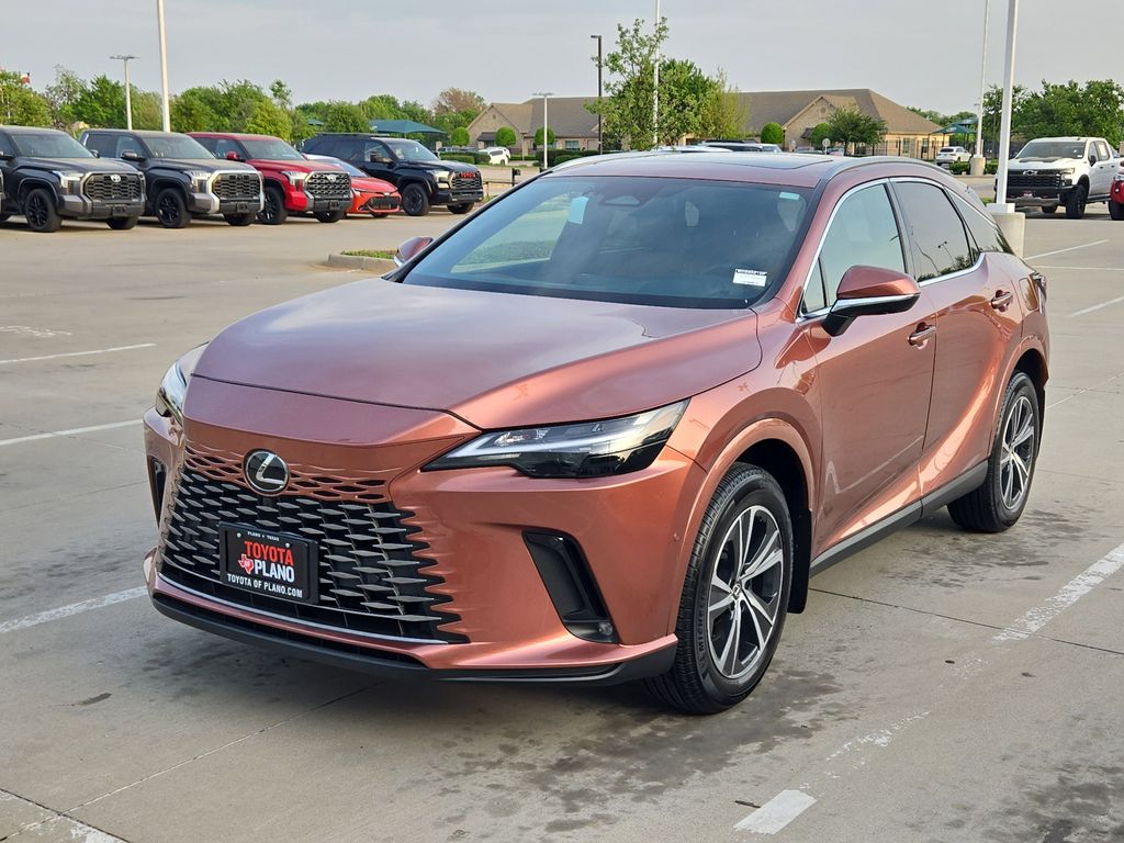 Red (Copper Crest) 2024 Lexus RX Hybrid 350h AWD SUV / Crossover All-Wheel Drive Continuously Variable Transmission