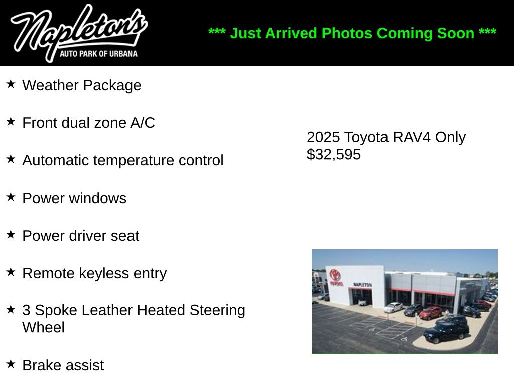 Ice Cap 2025 Toyota RAV4 SUV / Crossover Front-Wheel Drive 8-Speed Automatic